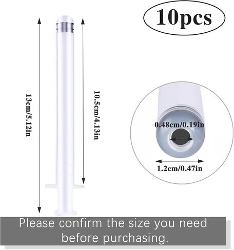 10 Pack Disposable Vaginal Suppository Applicators for Women Fits Most Threaded Threaded Lubricants Gels Tubes and Creams in Saudi Arabia