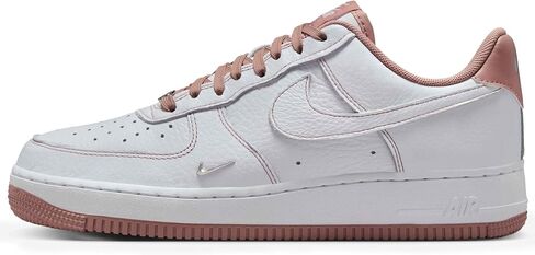 Womens Nike Air Force 1 '07 Mini Jewel 'White/Particle Pink/Metallic Silver' in Kuwait