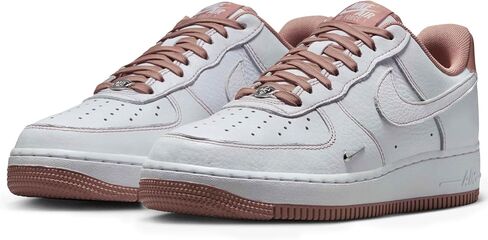Womens Nike Air Force 1 '07 Mini Jewel 'White/Particle Pink/Metallic Silver' in Kuwait