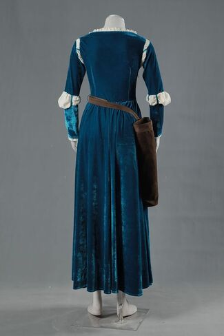 US Size for Floor-Length Brave Princess Gown Merida Cosplay Dress and Quiver in Saudi Arabia
