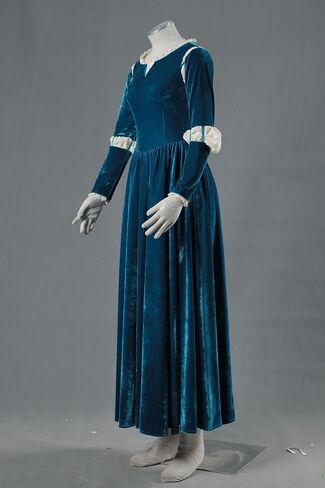 US Size for Floor-Length Brave Princess Gown Merida Cosplay Dress and Quiver in Saudi Arabia