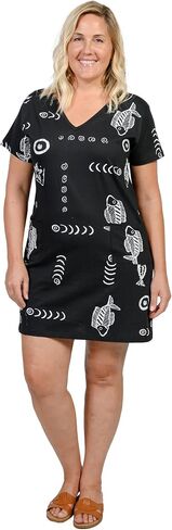 INGEAR Women’s Beach Swimsuit Cover Up Short Cotton Shift Dress Sleeveless Tee with Pockets in Saudi Arabia
