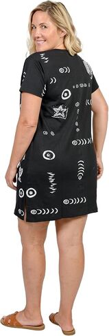 INGEAR Women’s Beach Swimsuit Cover Up Short Cotton Shift Dress Sleeveless Tee with Pockets in Saudi Arabia