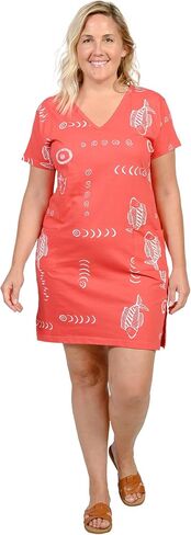 INGEAR Women’s Beach Swimsuit Cover Up Short Cotton Shift Dress Sleeveless Tee with Pockets in Saudi Arabia