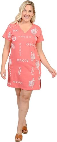 INGEAR Women’s Beach Swimsuit Cover Up Short Cotton Shift Dress Sleeveless Tee with Pockets in Saudi Arabia