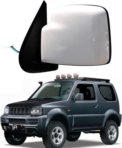 Passenger Side Mirrors Compatible with 2007 2008 2009 2010 2011 2012 2013 2014 2015 2016 Suzuki JIMNY Side View Mirror Rear View Mirrors Rearview Mirror Accessories Manual Folding, without Turn Light in Saudi Arabia