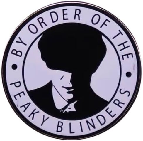 Peaky Blinders Razor Blade Shelby TV Show By the Order Of Small Heath Birmingham 1919 Guns 1.2" Enamel Pin Badge in Kuwait