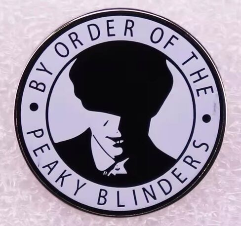 Peaky Blinders Razor Blade Shelby TV Show By the Order Of Small Heath Birmingham 1919 Guns 1.2" Enamel Pin Badge in Kuwait