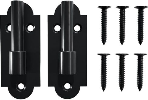 SteelTek Pintel on Plate with 1/2" Offset (Sold as Pair), 304 Stainless Steel, Powder Coated Black in Saudi Arabia