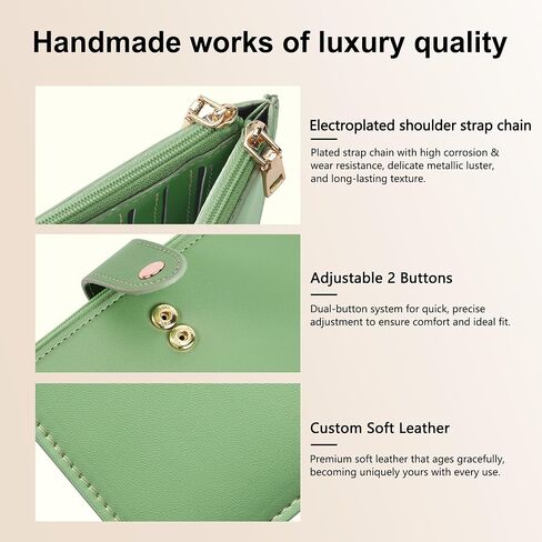Travelambo Leather Wallets for Women Slim RFID Blocking Bifold Credit Card Holder Wallet in Saudi Arabia