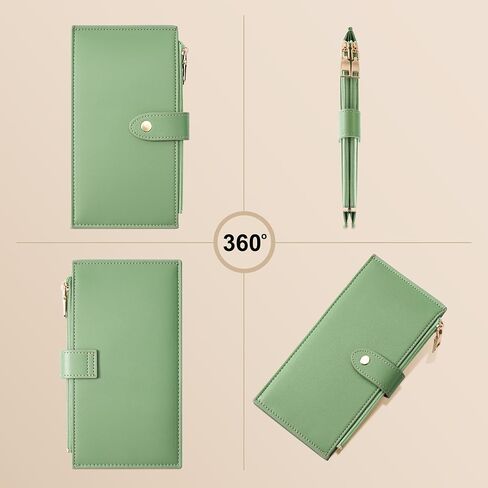 Travelambo Leather Wallets for Women Slim RFID Blocking Bifold Credit Card Holder Wallet in Saudi Arabia