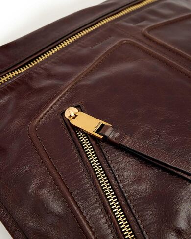 AllSaints Women's Jean Rey Pouch Cognac Brown One Size in Saudi Arabia