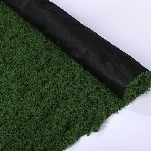 Artificial Moss Mat, 39" x 78" Large Fake Moss Sheet for Crafts & Planters, Realistic Green Moss Roll Capable of Creating Seamless Moss Walls, Table Runners, Fairy Gardens & Wedding Decor in Saudi Arabia