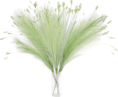 Black Pampas Grass Decor 4pcs 25 Inch Faux Pampas Grass ， Artificial Pampas for Boho Home Decor, Table Decorations ，Wedding Centerpieces & Vase Filler in Saudi Arabia