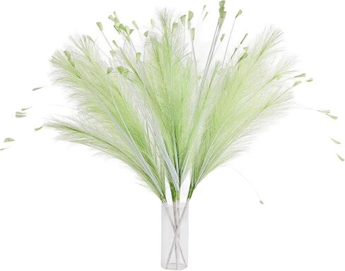 Black Pampas Grass Decor 4pcs 25 Inch Faux Pampas Grass ， Artificial Pampas for Boho Home Decor, Table Decorations ，Wedding Centerpieces & Vase Filler in Saudi Arabia