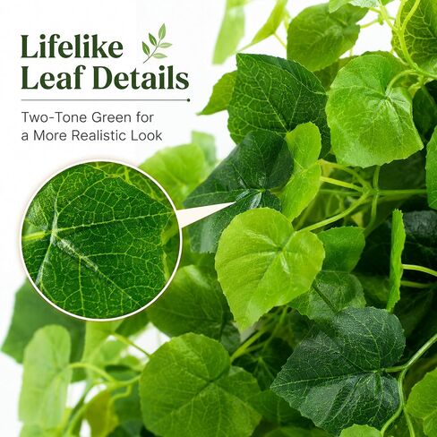 WHANLEY 36" Fake Pothos Hanging Plant in Pot, Artificial Hanging Plant with 168 Lush Leaves & Decorative Stones, Faux Potted Trailing Ivy Vine for Indoor Shelf Bathroom Bedroom Home Decor, 1 Pack in Saudi Arabia