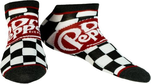 مجموعة من 5 جوارب للكاحل بدون عرض من Culture Fly Dr. Pepper Mix and Match Logo Designs للبالغين، 5 أزواج in Kuwait