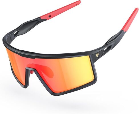 Polarized Sports Sunglasses Mens Women TR90 Baseball Running Cycling Sunglasses Wrap Around Sun Glasses UV400-RAPIX in Kuwait
