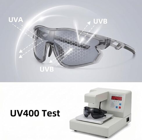 Persei Polarized Sports Sunglasses for Men Women with UV400 Protection for Baseball Cycling Running Driving TR90 Frame in Saudi Arabia