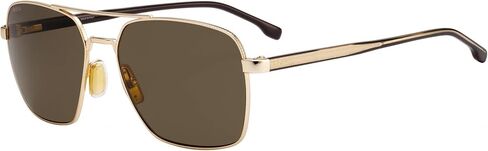 هيوغو بوس BOSS 1045/S/IT نظارات شمسية للرجال باللون الذهبي/البني 58/17/145 in Kuwait