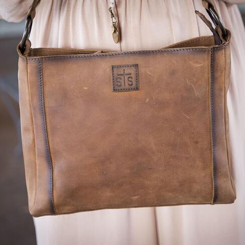 STS Ranchwear Women's Baroness Sterling Shoulder Bag - Durable Genuine Full Grain Leather Western Handbag w/Organizer Pockets in Saudi Arabia