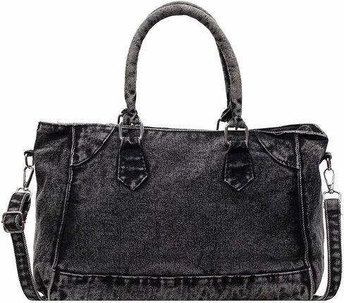 Women's Denim Purses Jean Handbags Versatile Tote Shoulder Bag in Saudi Arabia