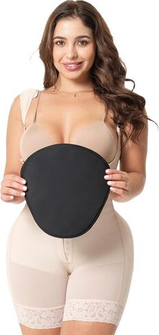 Salome Post Surgery Liposuction Tummy Tuck Ab Board Compression Garment Tabla Postoperatoria Lipo Abdominal Black in Saudi Arabia