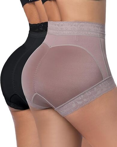 Womens Shapewear Control Panties Butt Lifter Boyshort Lace Panties Underwear in Saudi Arabia
