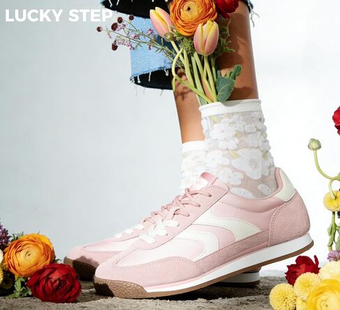 أحذية LUCKY STEP الرياضية النسائية ذات الطراز القديم - أحذية جري كلاسيكية كاجوال غير قابلة للانزلاق - حذاء رياضي عصري مريح برباط للمشي in Kuwait