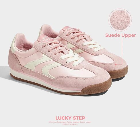 أحذية LUCKY STEP الرياضية النسائية ذات الطراز القديم - أحذية جري كلاسيكية كاجوال غير قابلة للانزلاق - حذاء رياضي عصري مريح برباط للمشي in Kuwait