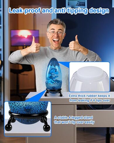 Dinosaur Egg LED Night Light 13 Color Changing Touch Remote Control Lamp in Saudi Arabia
