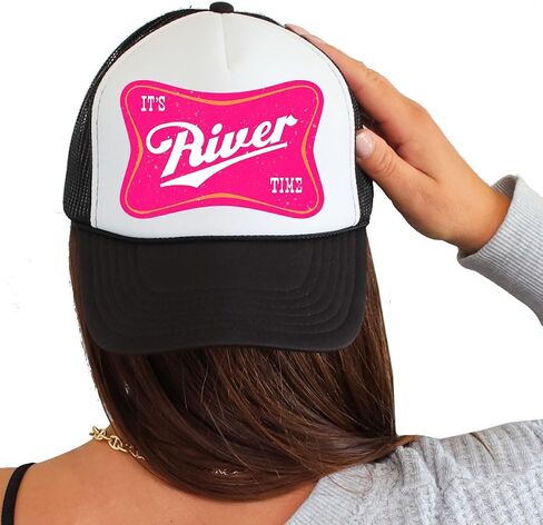 Trenz Shirt Company Womens Foam Trucker Hat Beach Babe Summer Printed Mesh Snapback Baseball Cap in Kuwait