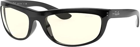 نظارات شمسية مستطيلة من Ray-Ban للرجال RB4089 Balorama Evolve Photochromic، فلتر ضوء أزرق/رمادي فوتوكروميك، 62 مم in Kuwait