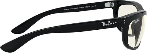نظارات شمسية مستطيلة من Ray-Ban للرجال RB4089 Balorama Evolve Photochromic، فلتر ضوء أزرق/رمادي فوتوكروميك، 62 مم in Kuwait