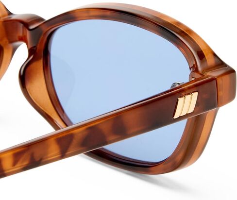 Le Specs Honeypot Sunglasses - Amber Tort, Oval, Unisex, Classic Everyday Style in Saudi Arabia