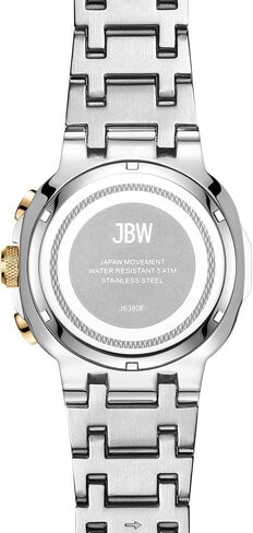 JBW Luxury Men's Heist J6380F 20 Diamond Wrist Watch with Stainless Steel Bracelet in Saudi Arabia