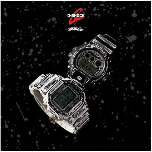 G-Shock DW6900JV-1 Joshua Vides Collaboration 3 Eye Digital الراتنج الأسود in Kuwait