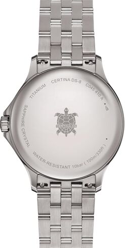 Certina, Mens, DS 8 Gent, 40, mm, Titanium, Quartz, Precidrive, Watch, Blue, Titanium, C0454104404100 in Kuwait