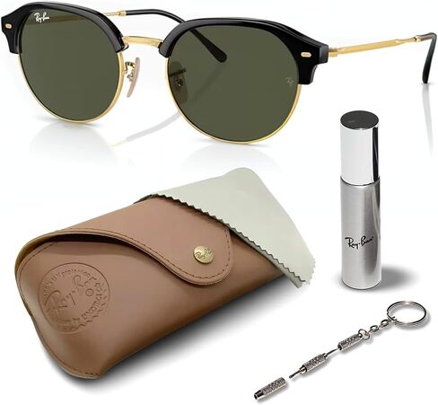 Ray-Ban RB4429 Square-Round Shaped Sunglasses for Men & Women with Official RAYBAN Eyewear Kit in Kuwait