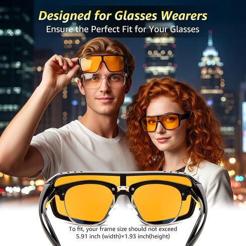 FEISEDY Oversized Square Sunglasses Fit Over Glasses for Men Women, Wrap-around One Piece Shades, Driving Outdoors B0332 in Kuwait