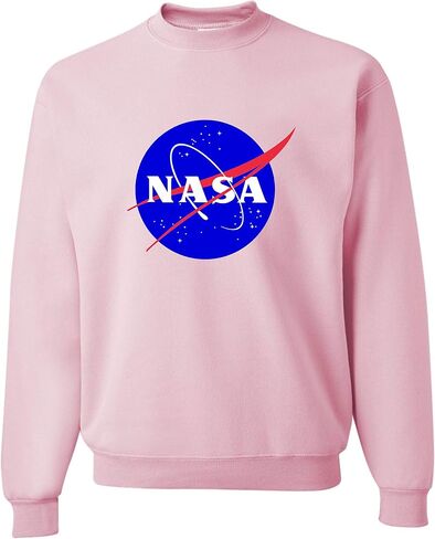 Go All Out Adult Blue NASA Logo Sweatshirt Crewneck in Kuwait