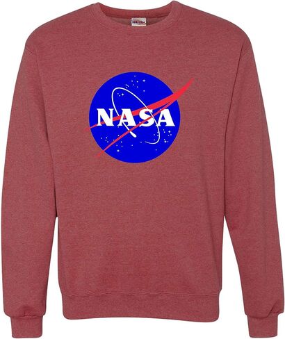 Go All Out Adult Blue NASA Logo Sweatshirt Crewneck in Kuwait