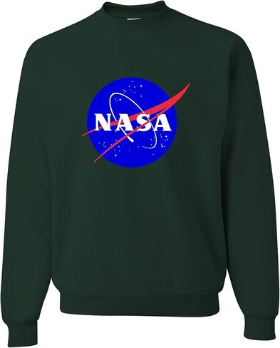 Go All Out Adult Blue NASA Logo Sweatshirt Crewneck in Kuwait