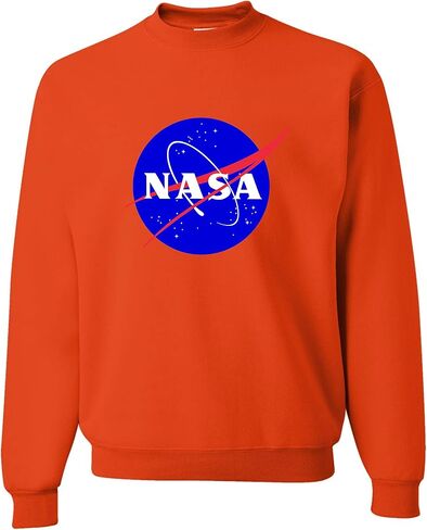 Go All Out Adult Blue NASA Logo Sweatshirt Crewneck in Kuwait