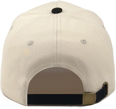 Two Tone Trucker Baseball Cap with Embroidered City Letters, Classic Cotton Hat for Men and Women Gift Ideas in Kuwait