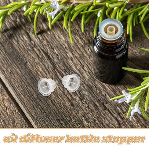 Didiseaon 200Pcs Aromatherapy Bottle Plugs Replacement Caps for Essential Oil Diffuser Bottles Perfume Diffuser Stopper Lids for Car Home and Office Use in Kuwait