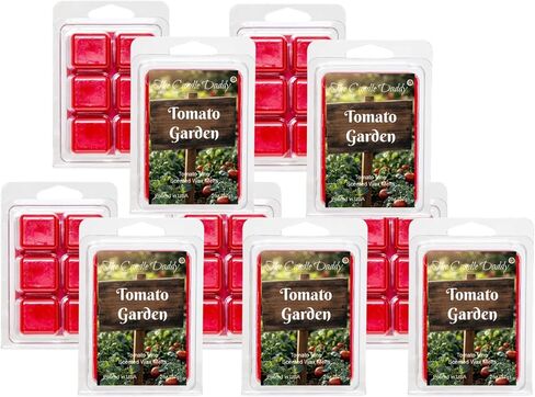 The Candle Daddy Tomato Garden - Tomato Vine Maximum Scented Wax Melt - 5 Pack - 10 Ounces - 30 Cubes in Kuwait
