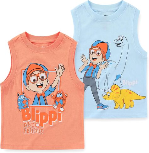 Blippi Boys 2 Pack Tank Top for Toddler and Big Kids in Kuwait