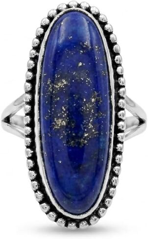925 Sterling Silver Ring For Womens Gemstone Ring Sterling Silver Dainty Ring Bezel Set Gemstone Ring in Saudi Arabia
