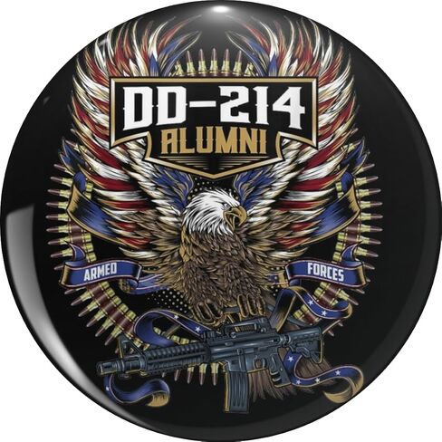 Dd 214 Alumni Metal Lapel Hat Pin Tie Tack Pinback 0.75" in Kuwait